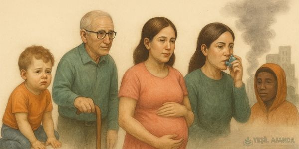 hava kirliliğine hassas olan, yaşlı, çocuk, hamile görseli